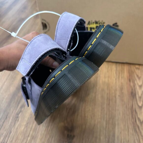 DR MARTENS Jorge II leather slingback clogs mules slip on shoes women’s 7 new - Picture 7 of 10